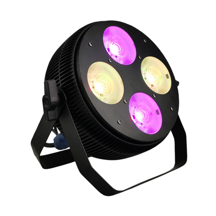 4 X 40W 4in1 RGBW Indoor DJ Stage Club LED Matrix Flat PAR Light