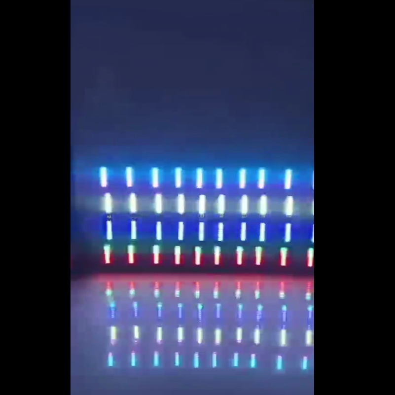 High Performance Pixels RGB+White 720 Pieces Strip LED Effect Matrix City Stage Flood Lighting for DJ Disco Club Wedding Party Show Event Church Theater