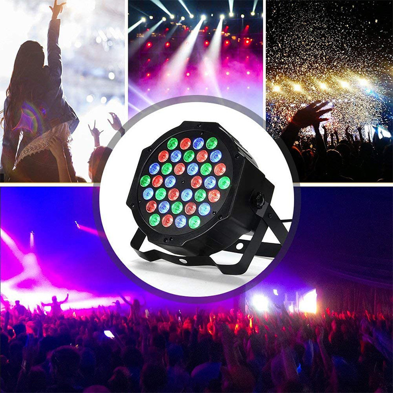 Sound Control 36*1W DMX Lights LED RGB PAR Can Stage Light DJ Disco LED PAR Lights