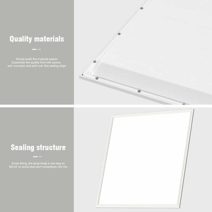 Commercial Office 36W 48W 60W 300X1200mm 600X600mm 60X60cm 595X595mm LED Panel Light
