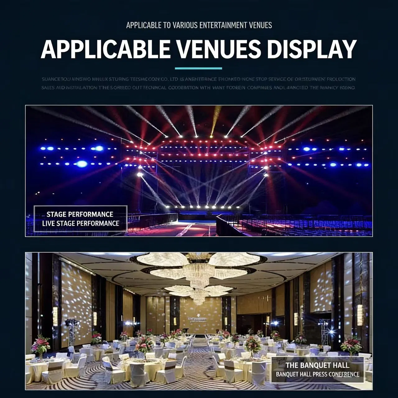 High-Power 54 LED PAR Light RGB Full-Color Stage Lighting