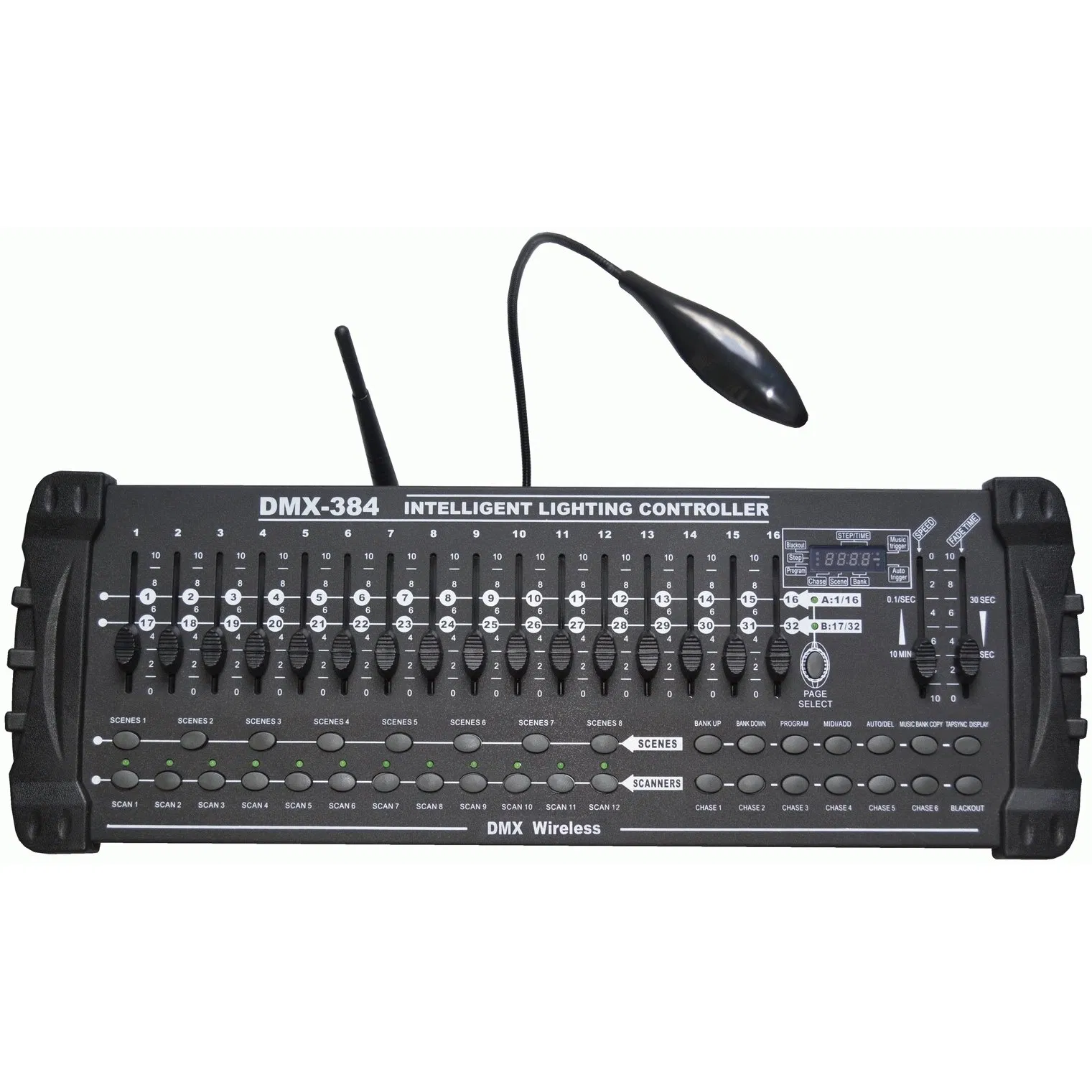 Professional Intelligent Lighting 384-Channels Wireless Wifly DMX Controller