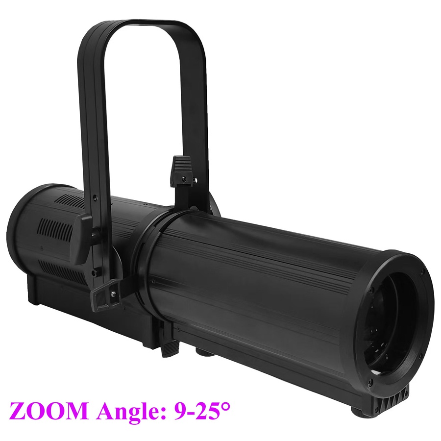 Mini 60W 100W RGBW Zoom LED Ellipsoidal Leko Profile Spotlight for Stage Studio Theater