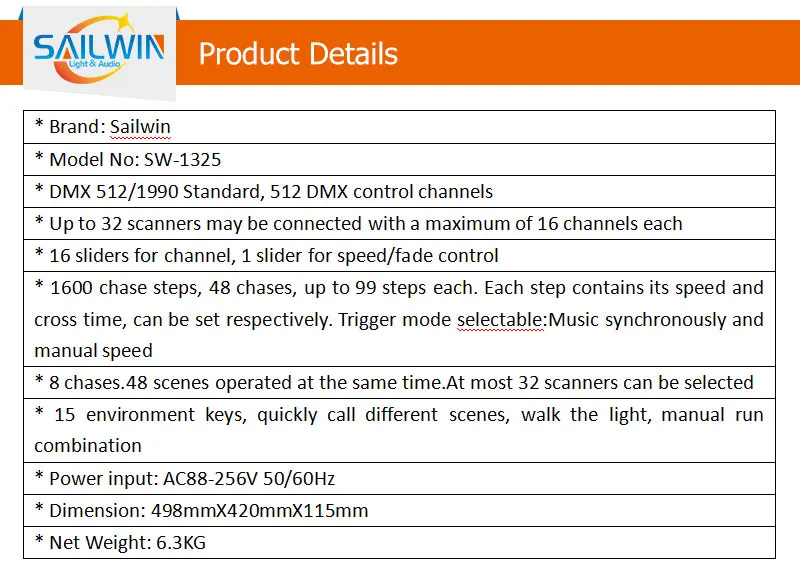 DMX Controller Detail