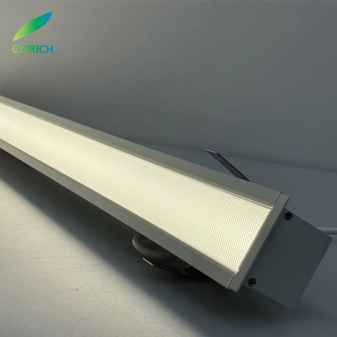 Commercial Grade Linkable LED Linear Fixture - Prismatic Diffuser, Ugr19, Dimmable, 5 Years Warranty