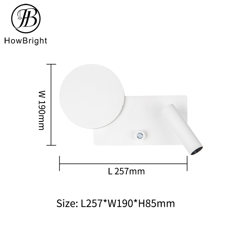 LED Dimmable Wall Light Fixtures Acrylic Backlight LED Wall Lamp Circular Lighting