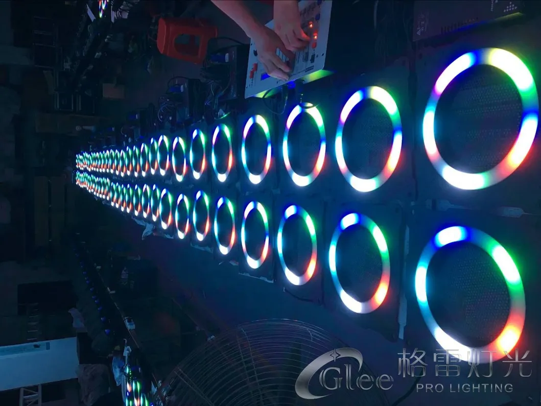 Halo RGB LED Pixel Stage Lighting 4