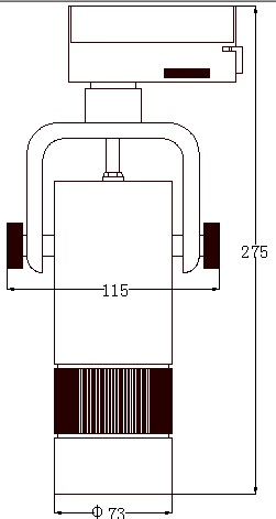 New Product High Quality Super Bright COB 5W/10W/20W/30W LED Track Light