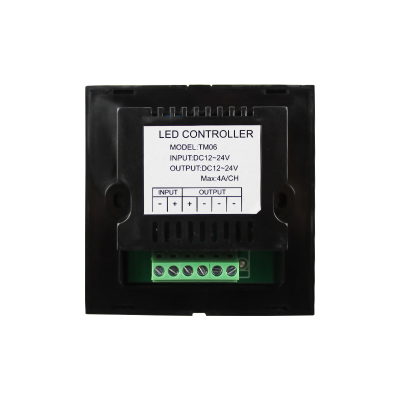 DC12/24V 3 Keys Wall-Mounted Touch Glass Switch 86 Type Touch Panel Control Wall Mounted Controller LED Dimmer for LED Strip