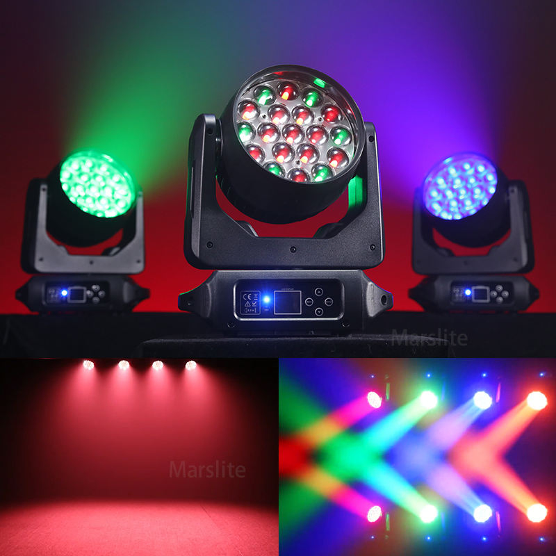 19X15W Zoom Wash Moving Head Light Luces LED DJ Club Stage Light LED Moving Head Wash Disco Light