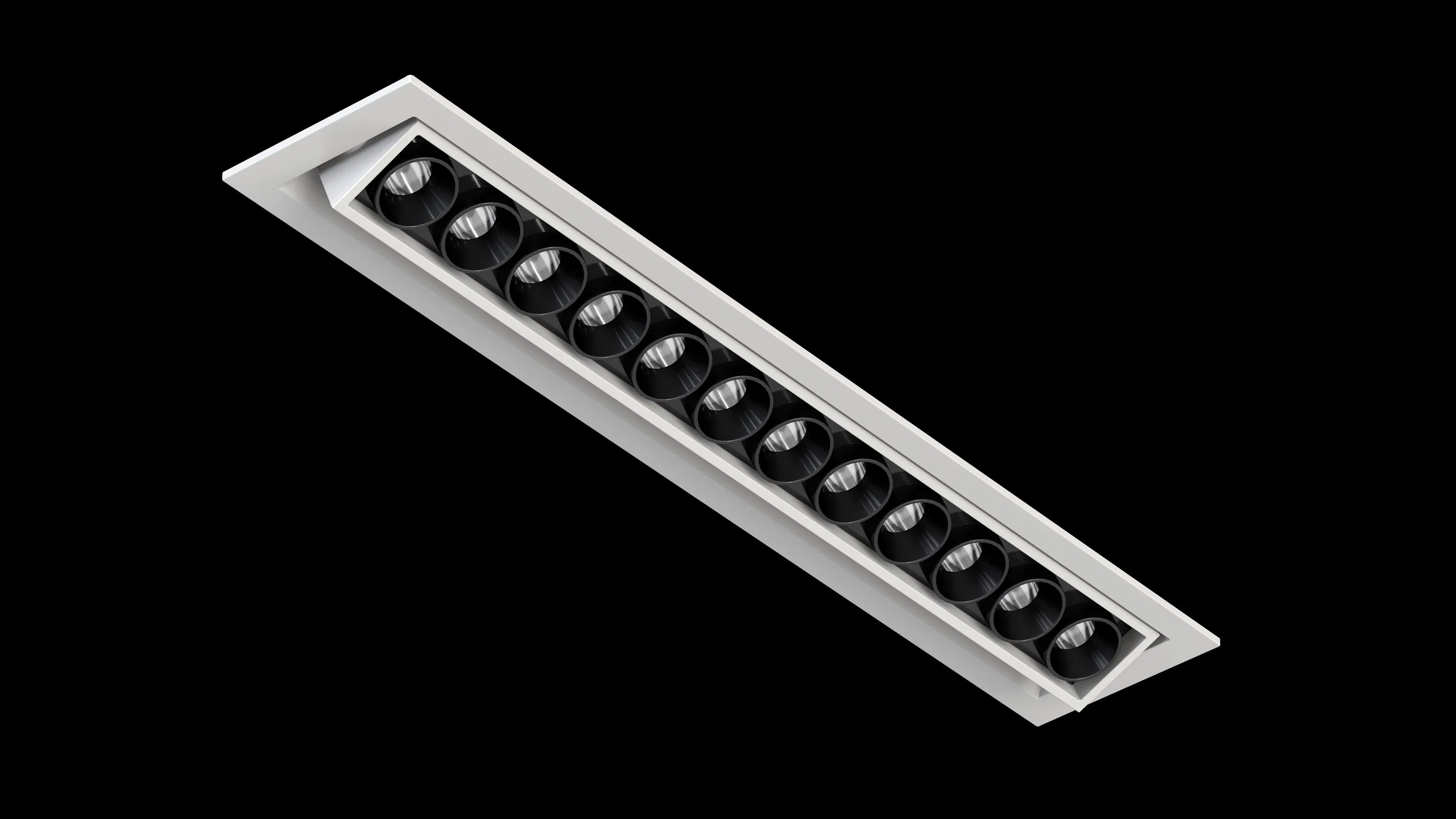 Premium Commercial Grade LED Recessed Linear Light Fixture for Modern Spaces