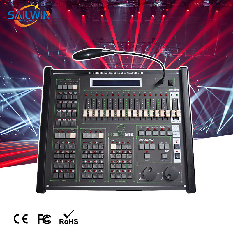 Stage Equipment Console DMX Controller Intelligent Hannel Lighting Console Digital Stage Smart Lighting Controller