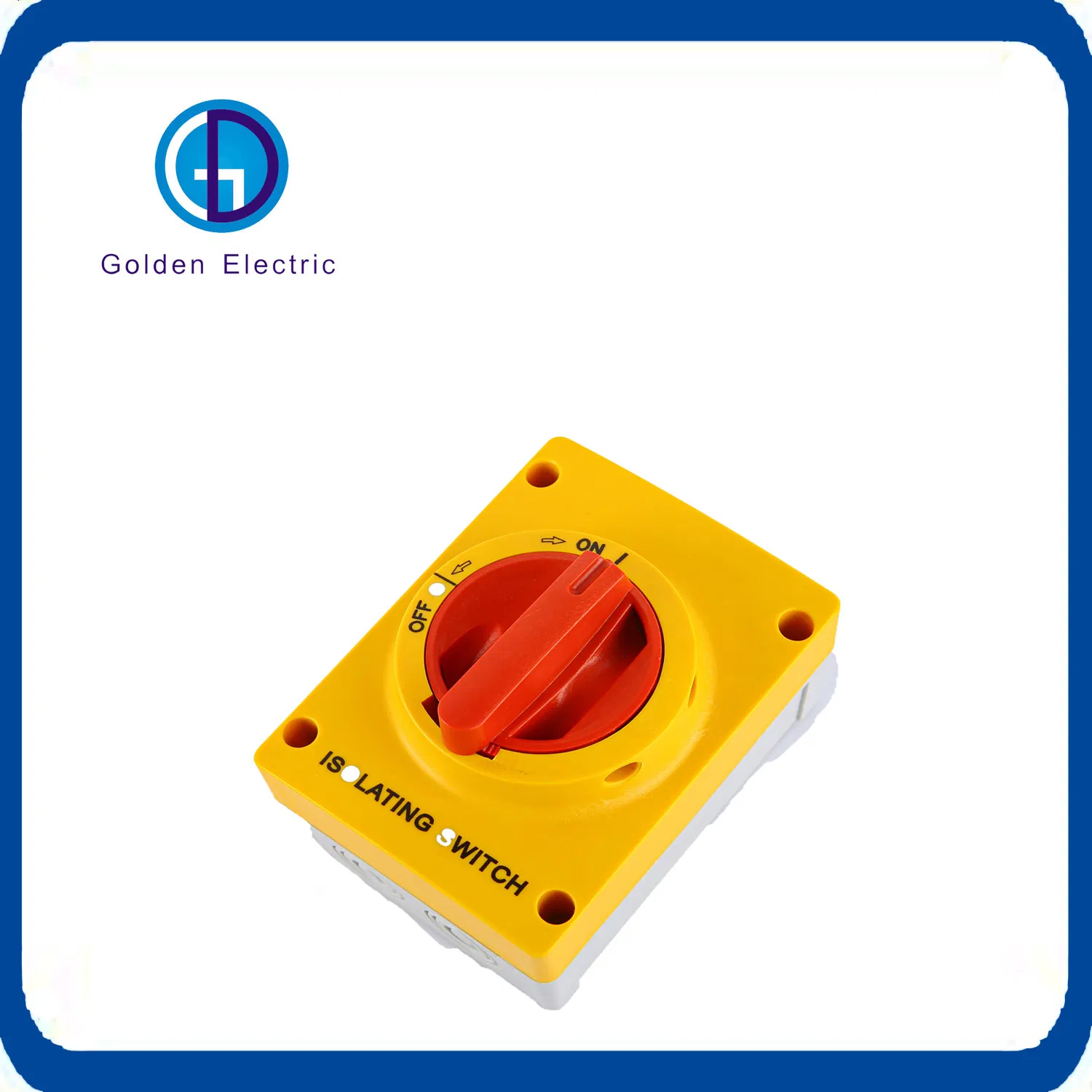 Electric Power Waterproof Enclosure IP66 3p4p 50Hz 16A 25A 40A 63A AC Isolating Isolation Isolator Switch for AC Industry