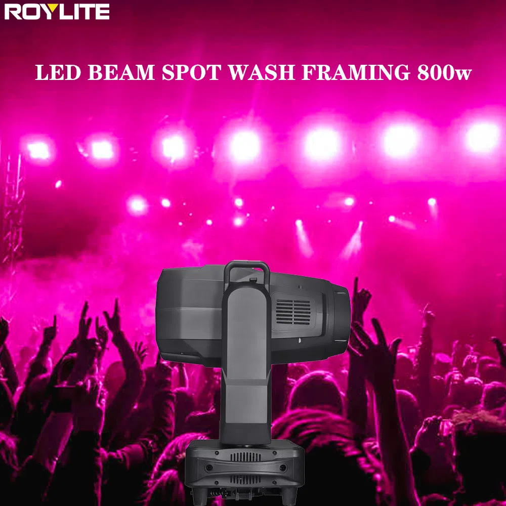 LED Frame 800W Moving Head Lights Stage Show Lighting DMX 512 Controller Disco Moving Beam Light for Big Events