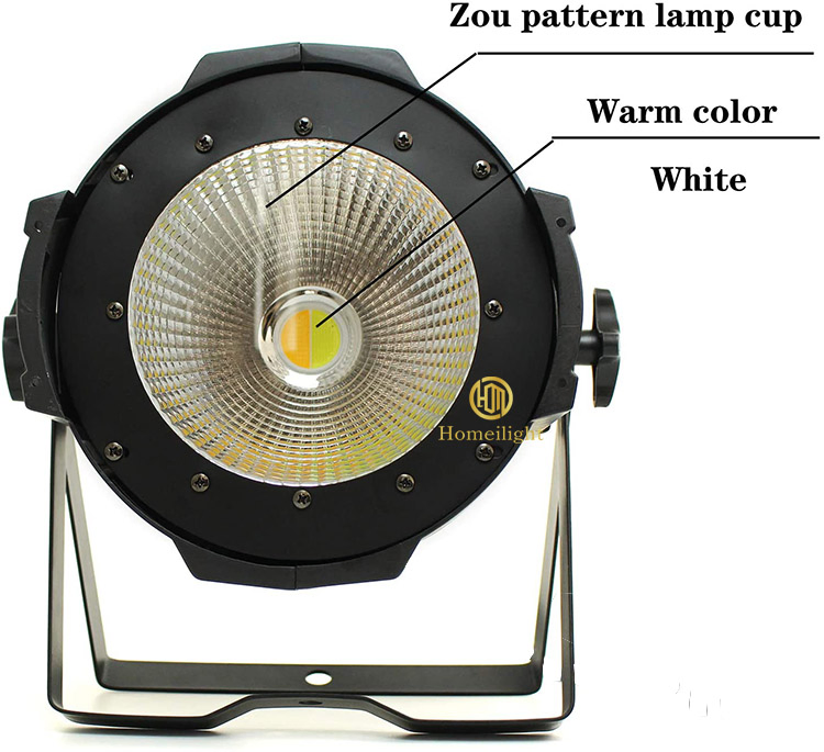 LED Stage DJ PAR Can Beam Lighting 100W COB Warm White Light
