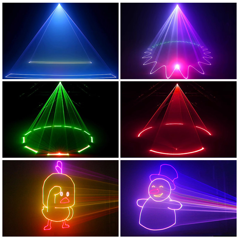 Hot Sale RGB 1W Animation Laser Light Intelligent Laser Light Animation Writing Laser Light