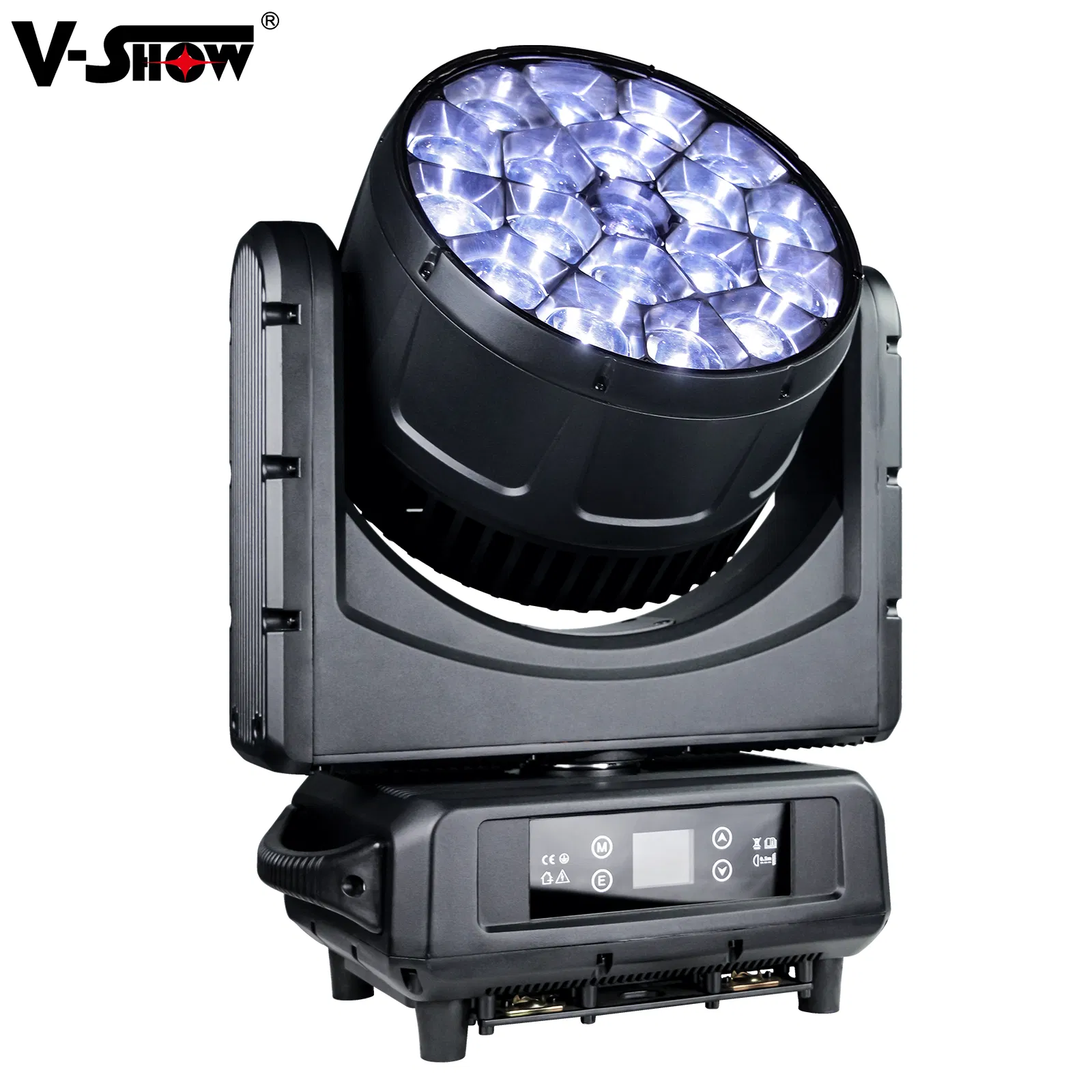 Vshow 19PCS 40W RGBW LED Stage Lighting for Outdoor Applications