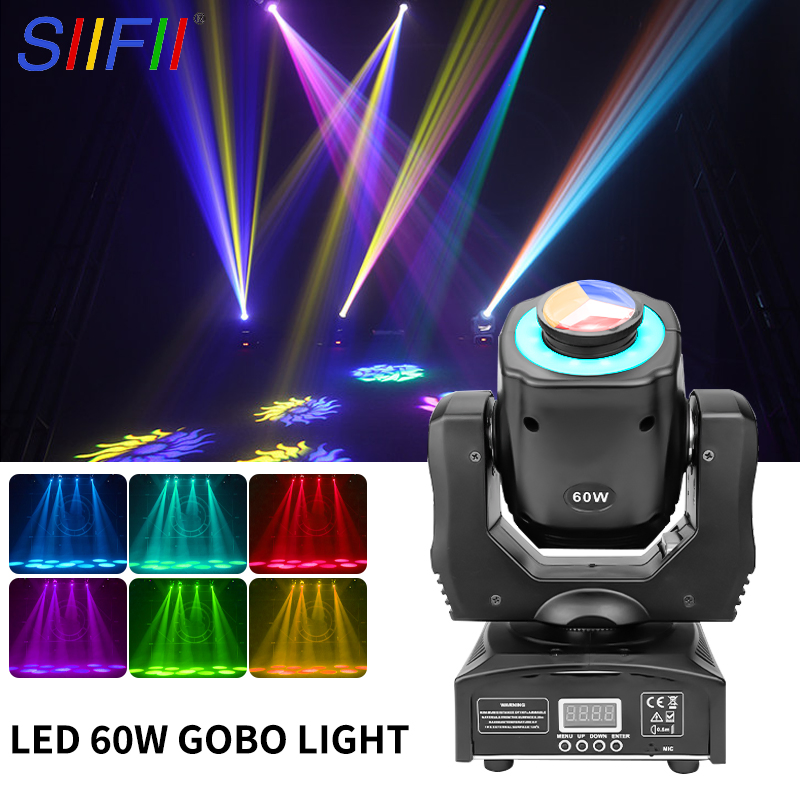 Mini Disco Light 60W LED Stage Beam Moving Head Spot Light