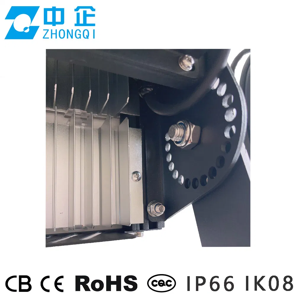 LED Flood Light IP66 120lm/W 4000K Ik10 Zhaga High Lumen Anti-Glare Quality Waterproof Dali Dimmable Sensor 5 Years Warranty OEM ODM 30W 40W 50W 60W CE