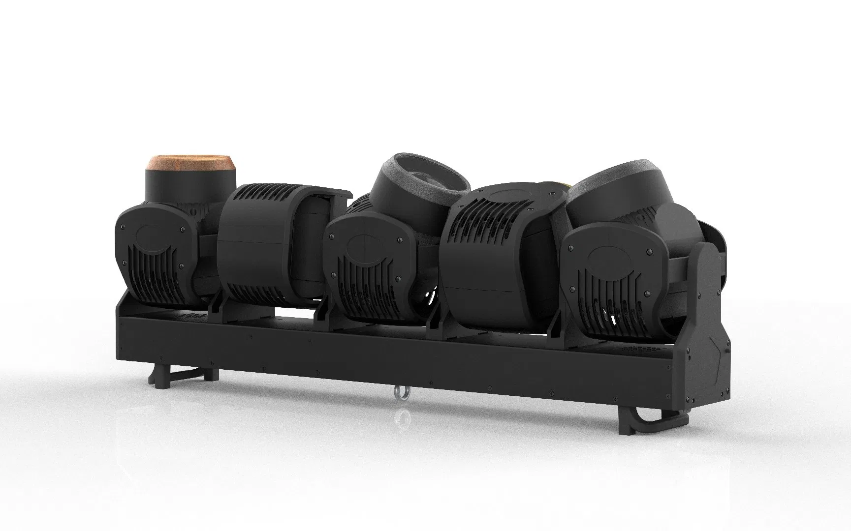 LED Tornado Moving Head Beam 5 Heads 120W RGB Beam Wash DMX Stage Effect Moving Head Lighting