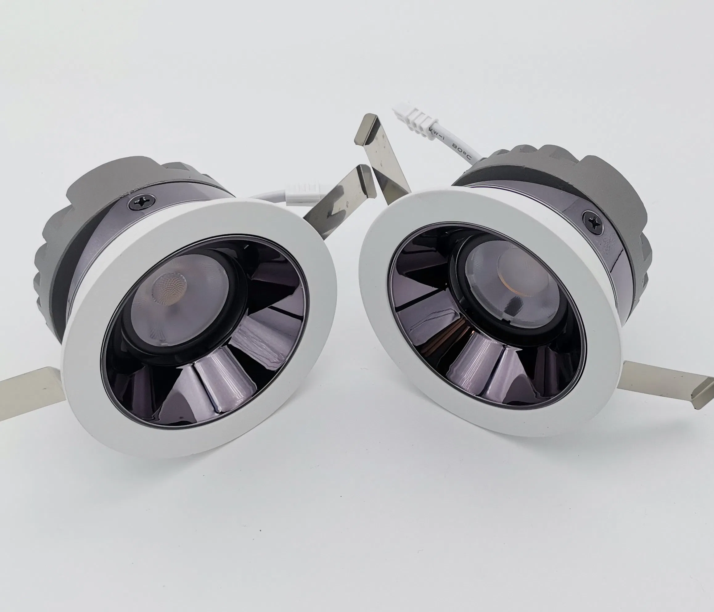 12W Ra>92 Indoor Ceiling Recessed Adjustable Downlight COB LED Wallwasher Spotlight for Residential Hotel Villas Office Showroom Store Shopping Mall Down Light