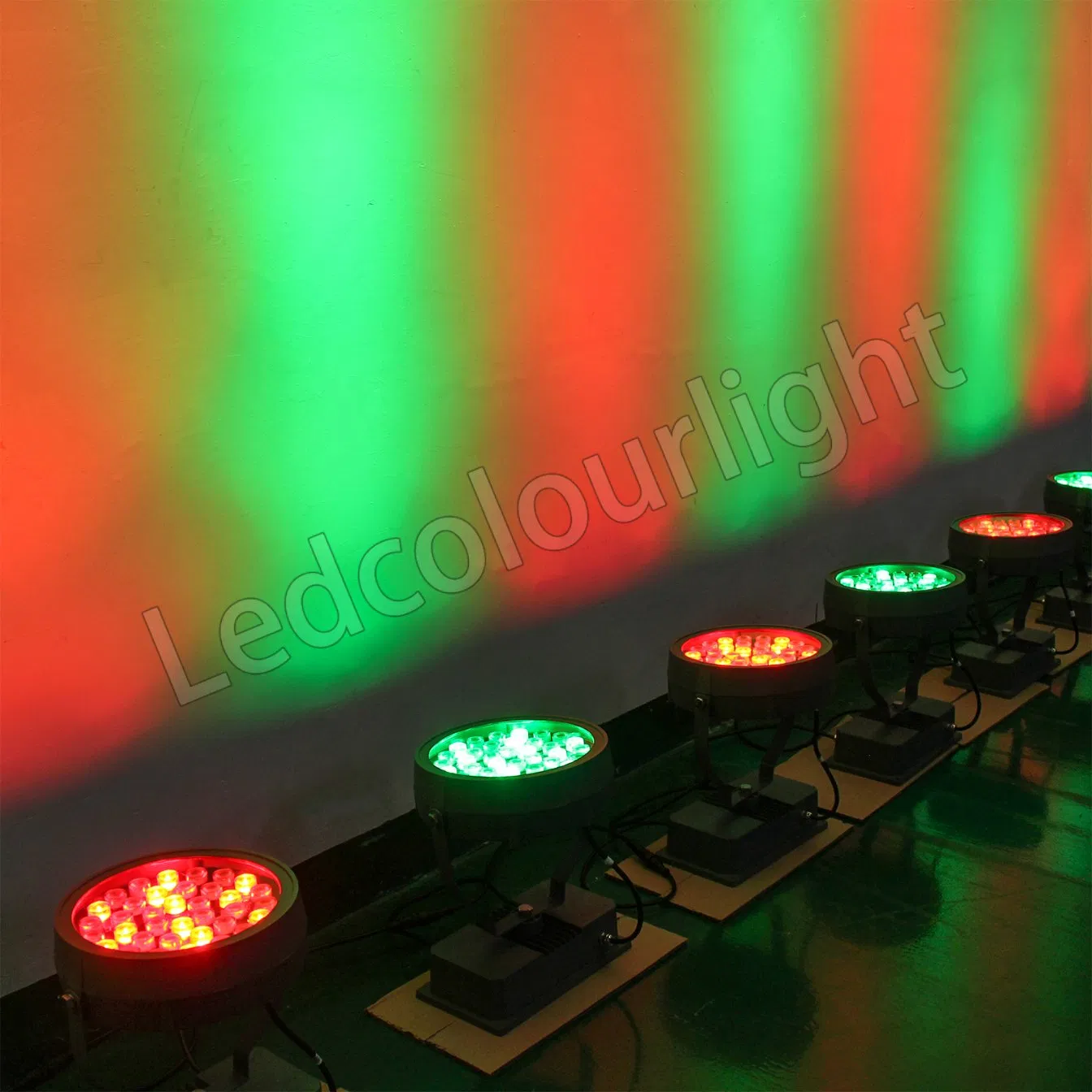 LED Stage Lights Waterproof LED PAR 36LEDs RGB PAR Lights DMX Control Uplights for Wedding Party DJ Events Music Dance Lighting