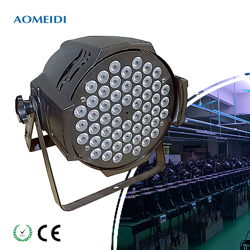 Cheap 54PCS 3W UV Color LED PAR Can Stage Wash Light