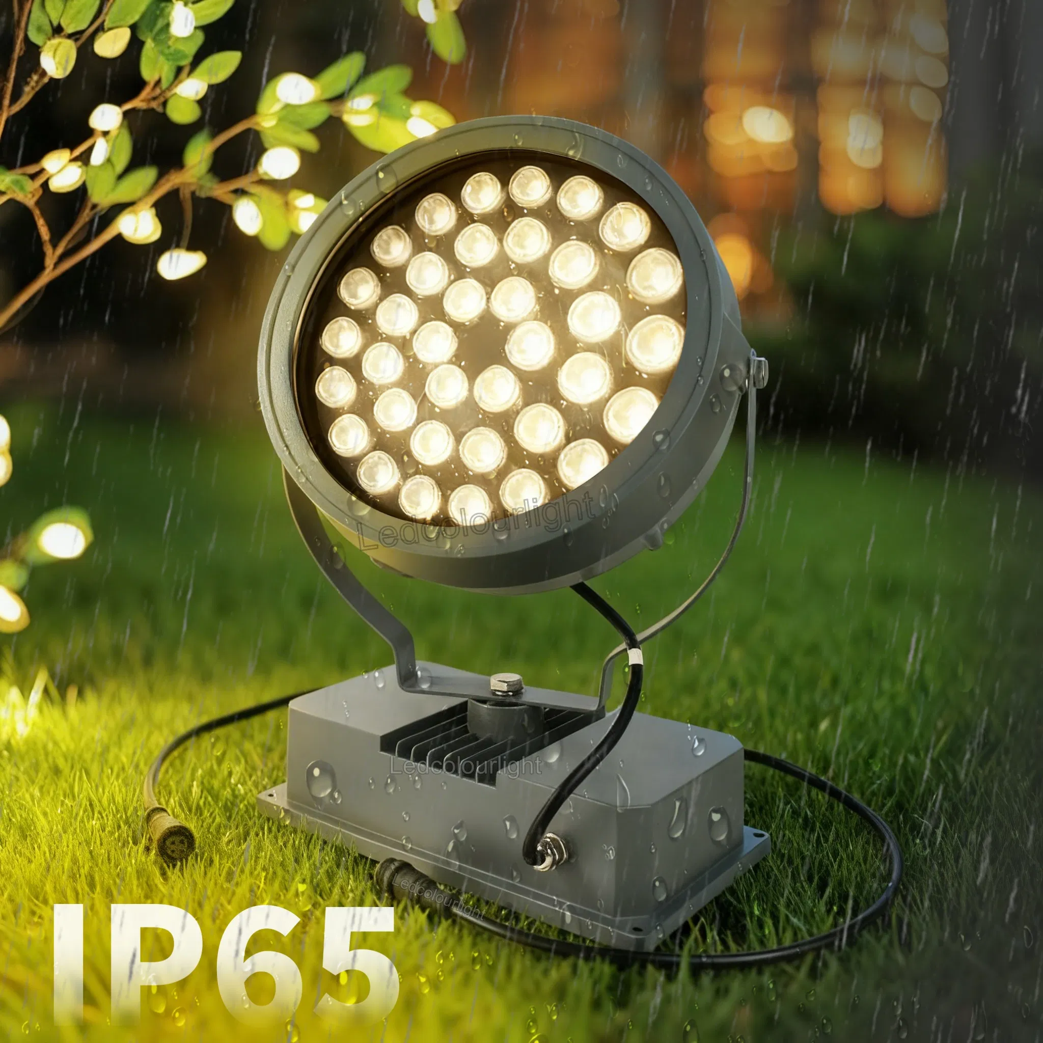 LED Stage Lights Waterproof LED PAR 36LEDs RGB PAR Lights DMX Control Uplights for Wedding Party DJ Events Music Dance Lighting