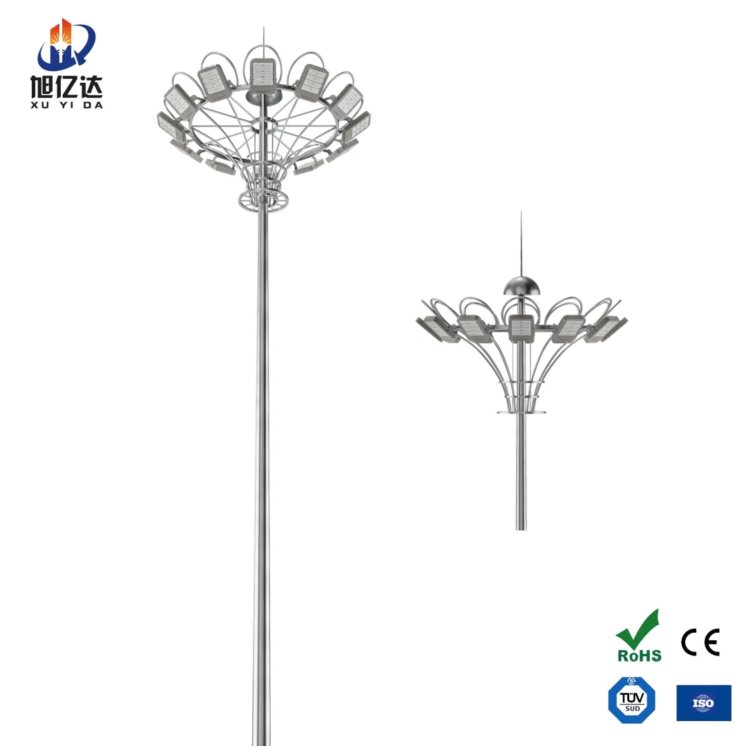 High Quality 20m 25m 30m 35m Steel Street Lamp High Pole Light