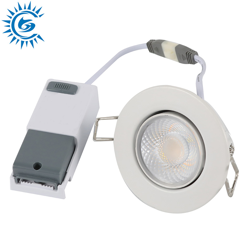 5W 6W 7W 8W 10W 3CCT IP65 Dimmable Indoor LED Gimbal Recessed Lighting Downlight
