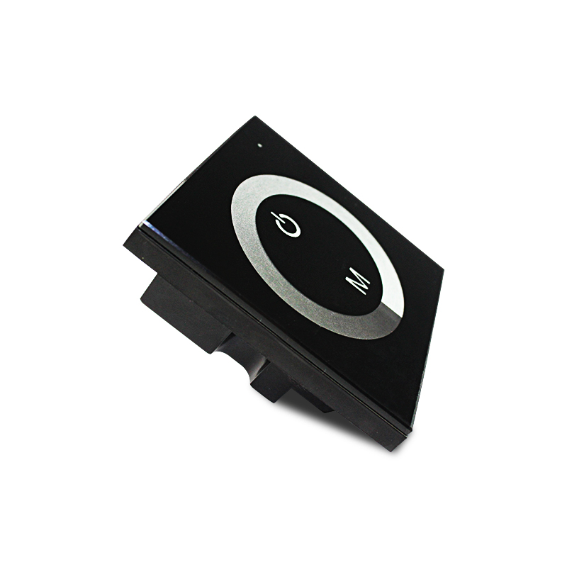 DC12/24V 3 Keys Wall-Mounted Touch Glass Switch 86 Type Touch Panel Control Wall Mounted Controller LED Dimmer for LED Strip