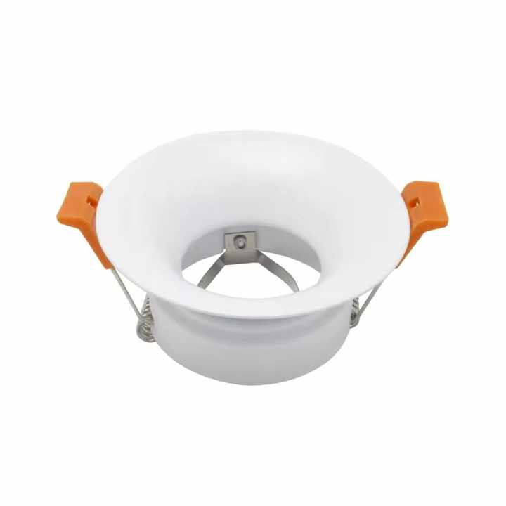 Hot Indoor Black White Round Anti Glare GU10 MR16 Recessed 90mm Iron Downlights Fixture