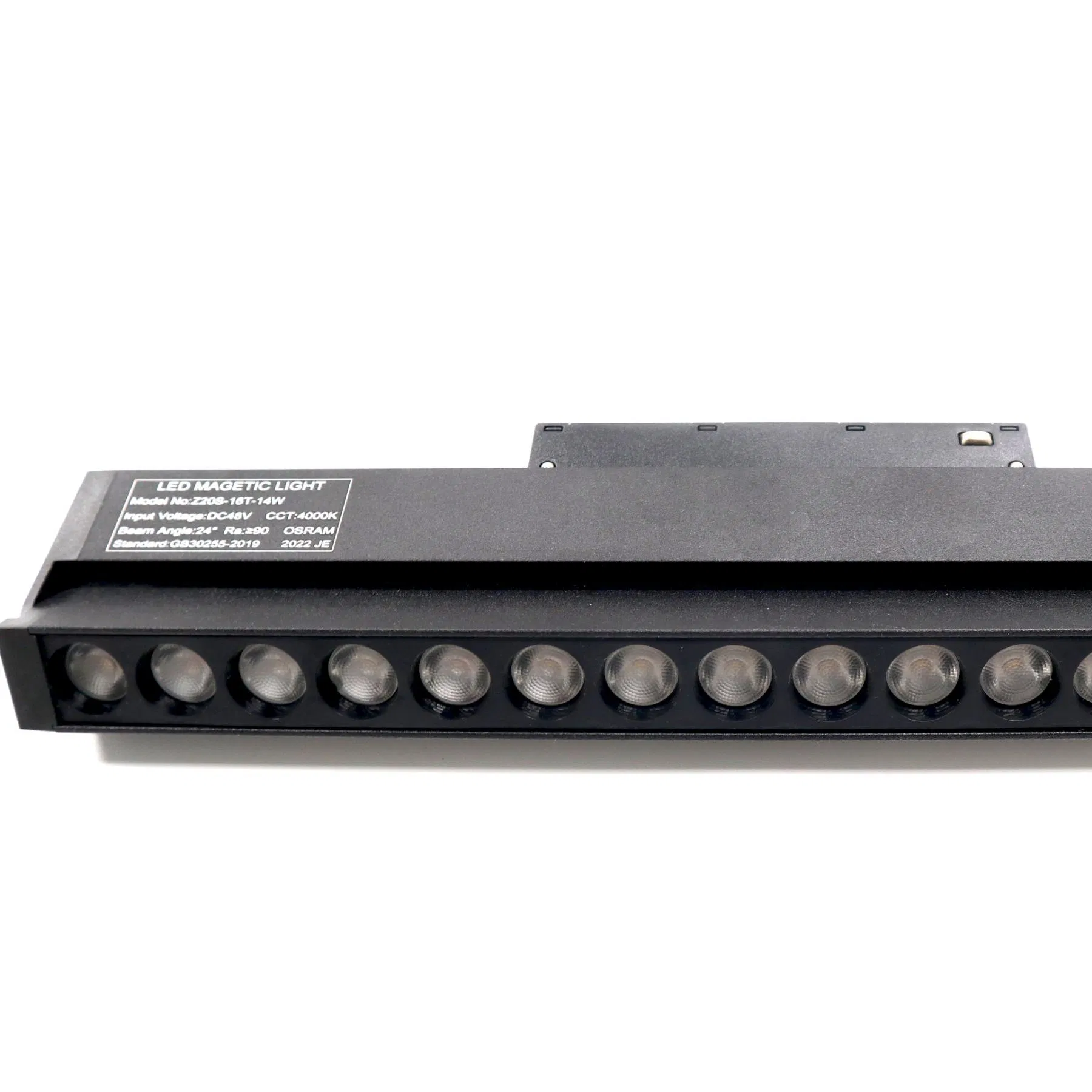 8.3W 3000K-6000K Aluminum LED Magnetic Track Lighting System - Indoor Dimmable OEM Design