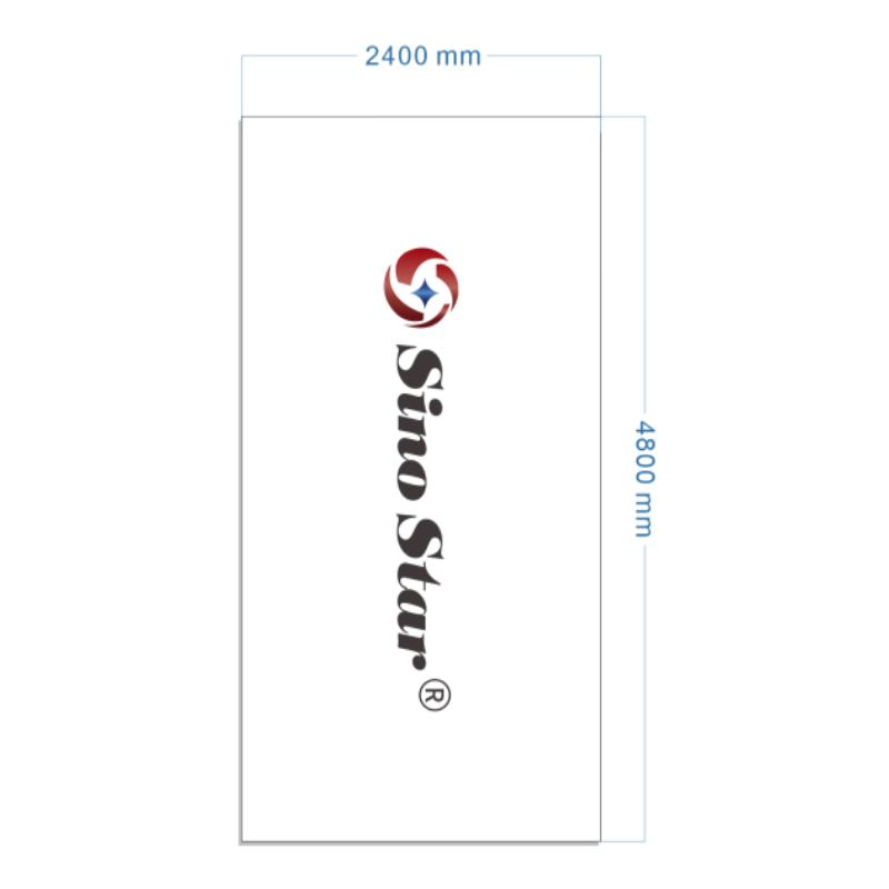 Professional Drawing Design and Custom Logo 2.4*4.8m LED Ceiling Panels Fixtures for The Car Polishing and Coating Booth