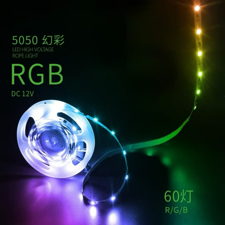 24V DMX512 Ucs512 5050 60LEDs RGB LED Pixel Strip Light for Stage Lighting Design