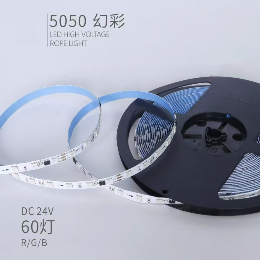 24V DMX512 Ucs512 5050 60LEDs RGB LED Pixel Strip Light for Stage Lighting Design