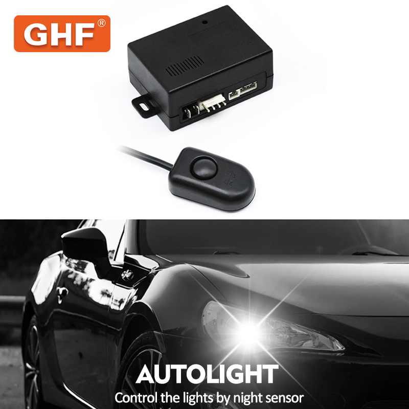 Ghf 12V Universal Car Automatic Headlight Sensor Control Modification System Headlight Control System Headlight Main Controller