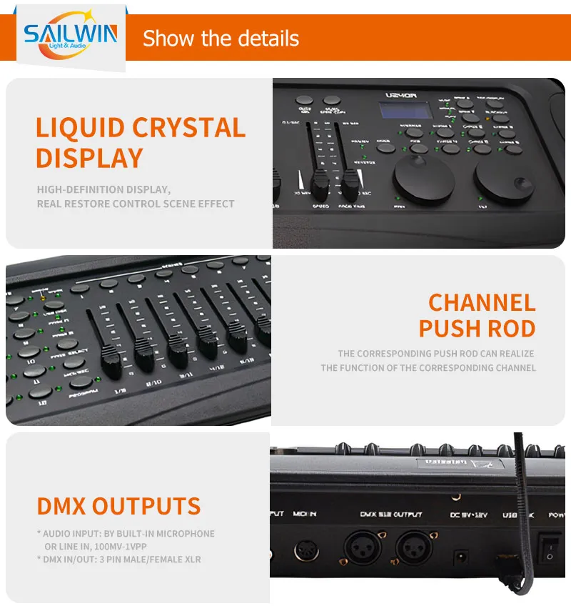 Stage Lighting Console View 3