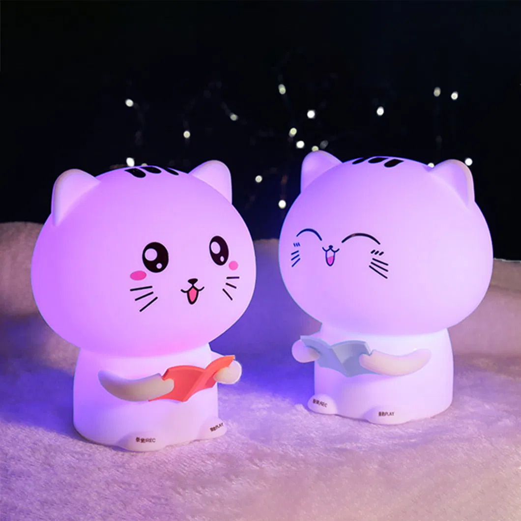 Cute Cat Silicone Lamp 2