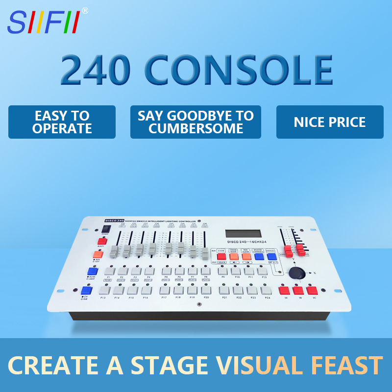 High Quality Stage Lighting Console LED Dimmer Control Pioneer DJ 240 DMX Controller for Bar KTV