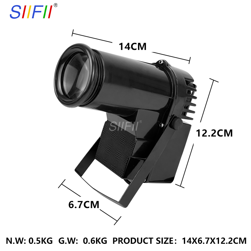 High Quality Stage Effect Beam LED DMX512 Dance Party DJ Disco Wedding Show 10W 3 in 1 Spot Light