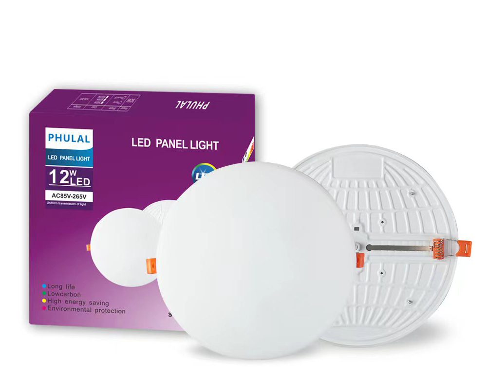 Factory Wholesale Slim 3W 6W 9W 12W 15W 18W 24W Round Square Recessed Ceiling Panel De Luz LED Panel Light