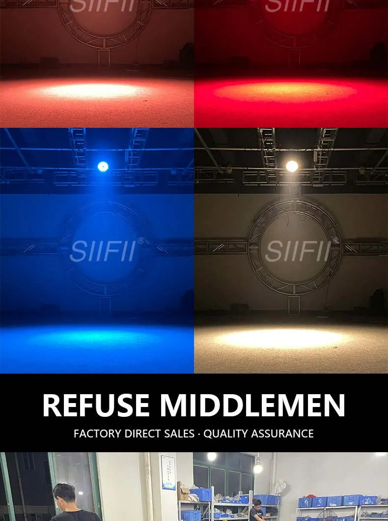 Stage Equipment DMX LED RGB 4 in 1 18*10W/18W PAR Lighting