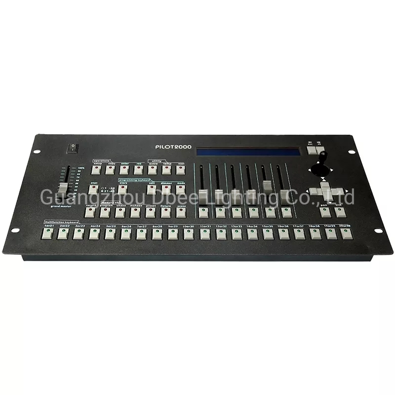 Pilot 2000 DMX Lighting Console Controller LED Professional Stage Lighting Pilot 2000 Controlador Sound Activated DMX Controller DMX Moving Head Control Board