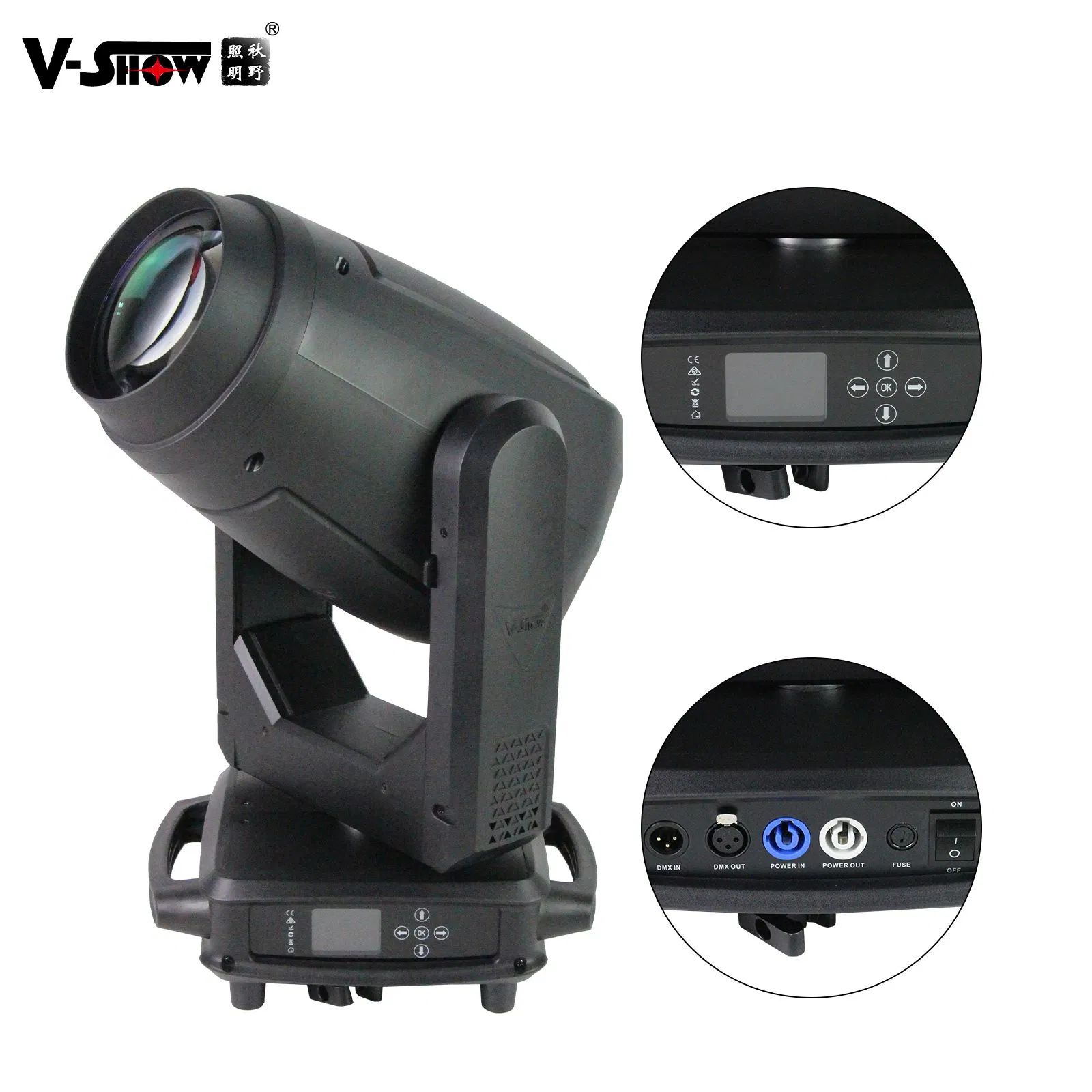 Vshow S712 Stage Light 450W Module LED Light Hybrid Beam Spot Wash Moving Head Light with Cmy CTO for Club Event
