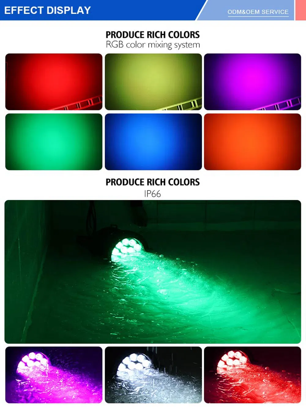 Outdoor Stage Light Waterproof LED PAR Lighting