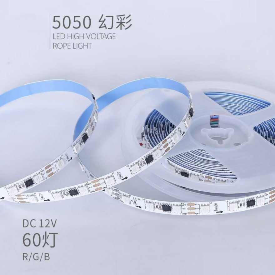 24V DMX512 Ucs512 5050 60LEDs RGB LED Pixel Strip Light for Stage Lighting Design