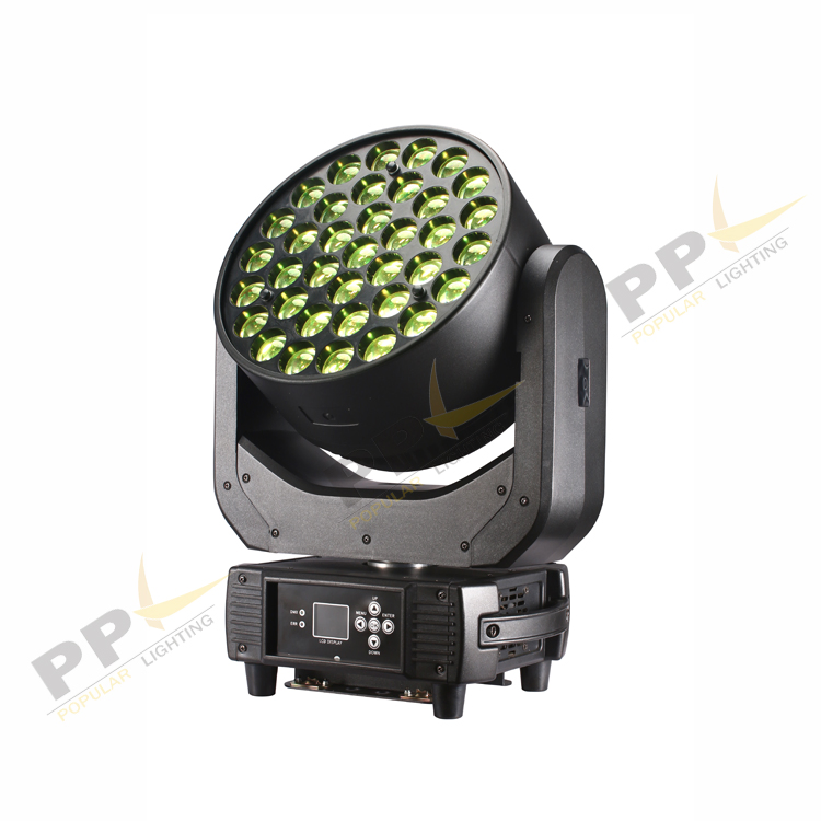 37PCS 15W LED Moving Head Zoom Light with Smooth Color Transitions