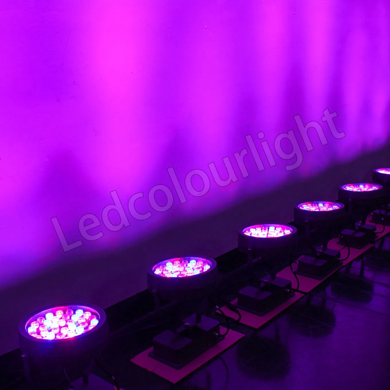 LED Stage Lights Waterproof LED PAR 36LEDs RGB PAR Lights DMX Control Uplights for Wedding Party DJ Events Music Dance Lighting