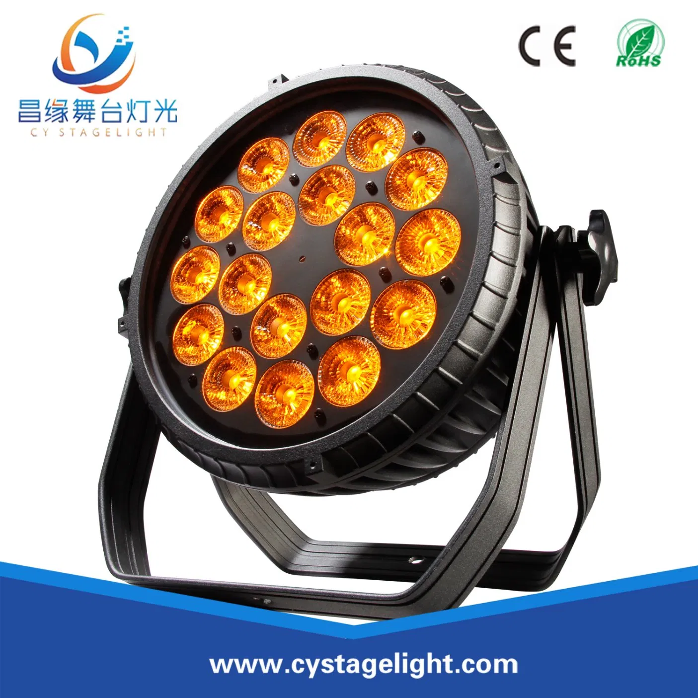 Rgbawuv 6in1 18*12W LED Outdoor Stage PAR Lighting for Concert